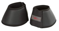 Kerbl Protecto 3211613 - Campane per zoccoli, colore nero, taglia XFull, fodera interna in gomma, chiusura in velcro, accessorio per cavalli