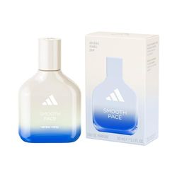 adidas Vibes Smooth Pace Eau de Parfum, Per tutti. Calma Naturale, Profumo a lunga durata, Note di Legno di Cashmere e Carbone Salino 50 ml