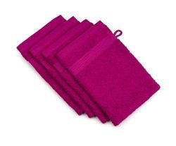 Gözze Waschhandschuh, 4er Set, 17/24 cm, New York, cyclam