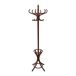 PERCHERO DE PIE MADERA NOGAL,MADERA: ABEDUL Y ÁLAMO_°53X186CM