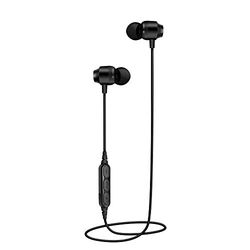 Energizer Auriculares inalámbricos de Metal Bluetooth 5.0, Color Negro