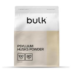 Bulk Poudre de psyllium pure, riche en fibres, 1 kg, l'emballage peut varier