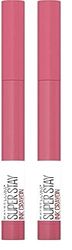 Maybelline New York Superstay Matte Ink Crayon Longlasting Pink Lipstick with Precision Applicator 90 Keep It Fun, 22.0 ml (Pack of 2)