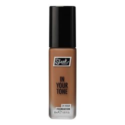 Sleek MakeUP In Your Tone 24 Hour Foundation, Medium Buildable Coverage in 30 Shades, Semi-Matte Flawless Finish, 9N, 30ml