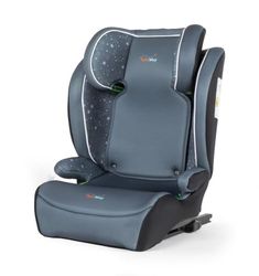 Siège auto Tataway avec fixation ISOFIX pour la sécurité des enfants d'une hauteur de 100 à 150 cm avec graphismes sur fond gris