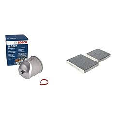 Bosch N2862 - Filtre diesel auto & Bosch R2436 - Filtre d'habitacle anti-odeurs au charbon actif - filtre à poussière et à pollen