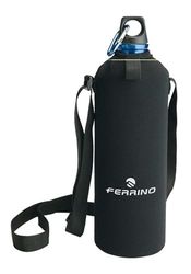 Ferrino ALU Drink LT. 1 w/Neoprene Pouch/Shoulder Belt Garrafa térmica campismo e caminhadas, adultos unissexo, 1 litro