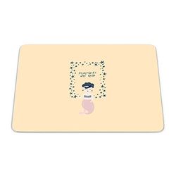 Bonamaison, Rectangle Pop Art Digital Printed Mouse Pad, Non-Slip Base, for Office and Home, Size: 22 x 18 cm
