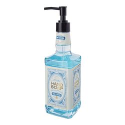 accentra Mydło do rąk GIN FLAVOR w butelce o wyglądzie butelki z ginem, 480 ml mydło do rąk w dozowniku z pompką, mydło w płynie, zapach ginu – do wielokrotnego napełniania