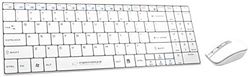 Esperanza EK122W Clavier RF sans Fil QWERTY Blanc