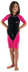 SEAC Dolphin Traje Corto para niños en Neopreno de 1.5 mm y Lycra para Nadar, Jugar en el Agua y Practicar Snorkel, Juventud Unisex niños, Fuxia/Negro, 3 años