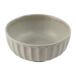Olympia - Bols profonds Olympia Corallite gris 150 mm (lot de 6) - Lot de bols en porcelaine pour soupe, riz, pâtes, nouilles, salade, compatibles lave-vaisselle et micro-ondes FB956