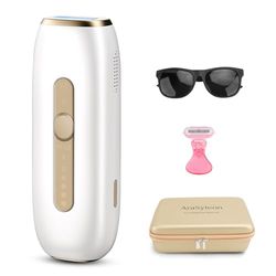 IPL epilatore luce pulsata, Raffreddamento Zaffiro Senza Dolore Epilatore luce Pulsee, 1200nm Epilatore laser, 3 Modalità Regolazione 5 Velocità, Depilazione Permanente