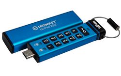 Kingston IronKey Keypad 200C Drive flash Type-C USB--stick met hardwareversleuteling FIPS 140-3 niveau 3 (aangevraagd) met XTS-AES 256-bits hardwareversleuteling- IKKP200C/16GB