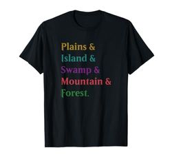 Magic: The Gathering- Land Stack Camiseta