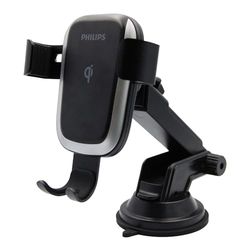 Philips DLK3532Q/00 - Supporto per cellulare con caricatore da auto, colore: Nero