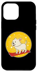 Carcasa para iPhone 14 Plus Perro Esquiador Esquí Deportes de invierno