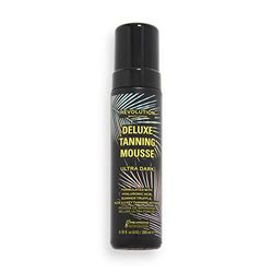MAKEUP REVOLUTION Beauty, Deluxe Tanning Mousse, Non Sticky Formula with Hyaluronic Acid, Ultra Dark, 200ml