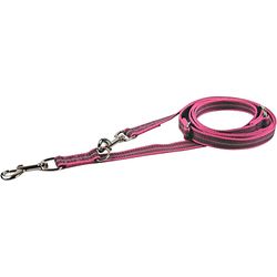 Rubberen riem, 3-voudig verstelbaar - roze, 230 cm (2,3 m)