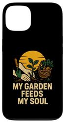 Gardening My Garden Feeds My Soul Vintage Women's Botanical Case for iPhone 13