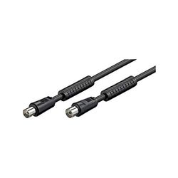 Goobay 50729 antennekabel met ferriet (80 dB), 2x afgeschermd