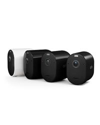 Arlo Pro 5 Wireless Outdoor Home Security Camera, 4 Cam Kit Black (3) & White (1), CCTV, 6-Month Battery, Advanced Colour Night Vision, 2K HDR, 2-Way Audio, With free trial of Arlo Secure Plan