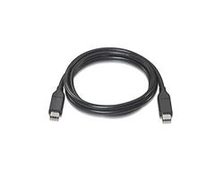 Watio Wave Cable usb - cable usb 3.1 gen2 tipo c, 10gbps, 3a, 1 m, color negro, ideal para transferencia rápida y carga eficiente.*