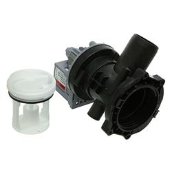 Paxanpax Base de pompe de vidange et boîtier de filtre compatibles avec les modèles Ariston, Hotpoint Indesit WT540/1P, WML540G, WF541G, IWB5113