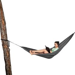 Tatonka Unisex – Hammock för vuxna, enkel hängmatta, titangrå, 290 x 150 cm