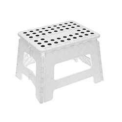 Taburete Step Blanco Plegable (22 x 22 x 29 cm)
