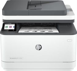 HP LaserJet Pro 3102fdw 3G630F, Impresora Láser A4 Multifunción Monocromo a doble cara automática, Escaner, Copiadora, Fax (33ppm, Wi-Fi, Procesador 800MHz, Memoria 512MB, HP Smart App) Blanca y Gris