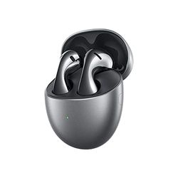 HUAWEI FreeBuds 5 Draadloze Oordopjes - Bluetooth Oordopjes met Noise Cancelling - Gebogen In Ear Headphones met Optimale Pasvorm - Hi-Res Gecertificeerd - Zilver Frost