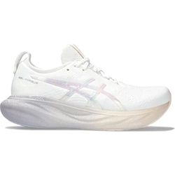 Asics Nimbus 25 Donna Running Schoenen Wit Roze