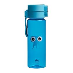 Tinc Tonkin Tribal butelka na wodę Flip & Clip, zamykana i szczelna, wykonana z tworzywa sztucznego niezawierającego BPA, można myć w zmywarce - 500 ml, niebieska