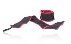 RockTape RockWrist Muñequeras - Soporte, Confort y Seguridad con 10% de Elasticidad para Rendimiento Óptimo, Negra