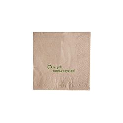 Pack van 2000 servetten van gerecycled kraftpapier 330 x 330 mm