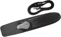Cressi Fodero completo di Cinturini per Coltello Subacqueo, Unisex – Adulto, Nero