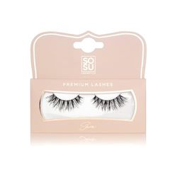SOSU Cosmetics Sara Eyelashes for Women – 1 Pair of Lightweight, Natural-Looking False Lashes for Volume & Curl – Handmade, Cruelty-Free & Reusable