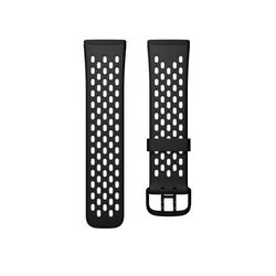 Bracelet sport Fitbit Versa 3 / Sense, Noir/blanc lunaire
