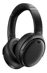 JVC Auriculares híbridos Supra-oídos, compatibles con Hi-Res, Cancelling, Bluetooth 5.1, HA-S100N (Negro)