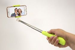 Cullmann 50132 - Palo Selfie de 76 cm (Bluetooth, Compatible con SMARTselfie) Color Verde