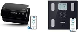 OMRON EVOLV Wireless Upper Arm Blood Pressure Monitor for home use + OMRON VIVA smart Body Composition Monitor