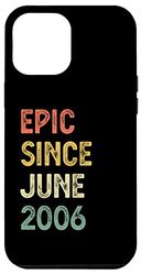 Custodia per iPhone 14 Pro Max Epic Since June 2007 17 Anni Compleanno Ragazzi Ragazze