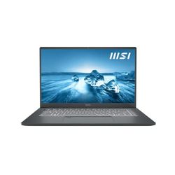 MSI Prestige 15 A12SC-008NL (Personal Laptop, 15.6" FHD 60Hz 100% s RGB/i7-1280P (28W) / 16GB LPDDR4 / 512GB SSD / GTX1650 4GB GDDR6 / W11) QWERTY Nederlands Toetsenbord, Grijs