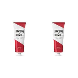 Hawkins & Brimble Mens Face Wash - Cools Assists in Removal of Excess Oil, Also Works For Sensitive Skin (Pack of 2)