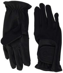 Covalliero Summer Tech Luvas, preto, acabamento nubuk, tamanho L