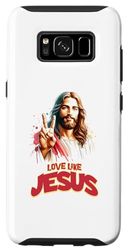 Carcasa para Galaxy S8 Love Like Jesus Movie Poster Style Christian Men Women