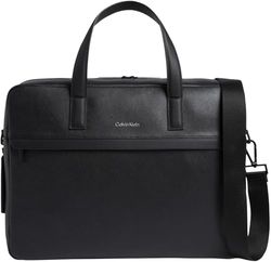 Calvin Klein CK Must Laptop Bag Lv04D3082G, Bolsa para computadora para Hombre, Black (Black), OS