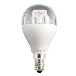 Integral LED non dimmerabile trasparente mini globo lampadina, Vetro, White, E14, 6 wattsW