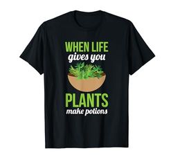 Medicina Herbolaria China Herbolario Humor Planta Naturaleza Terapia Camiseta